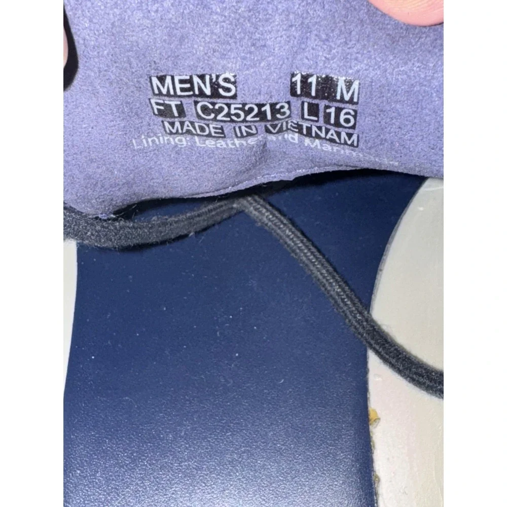 Cole Haan Navy Blue Wingtip Boat Shoes